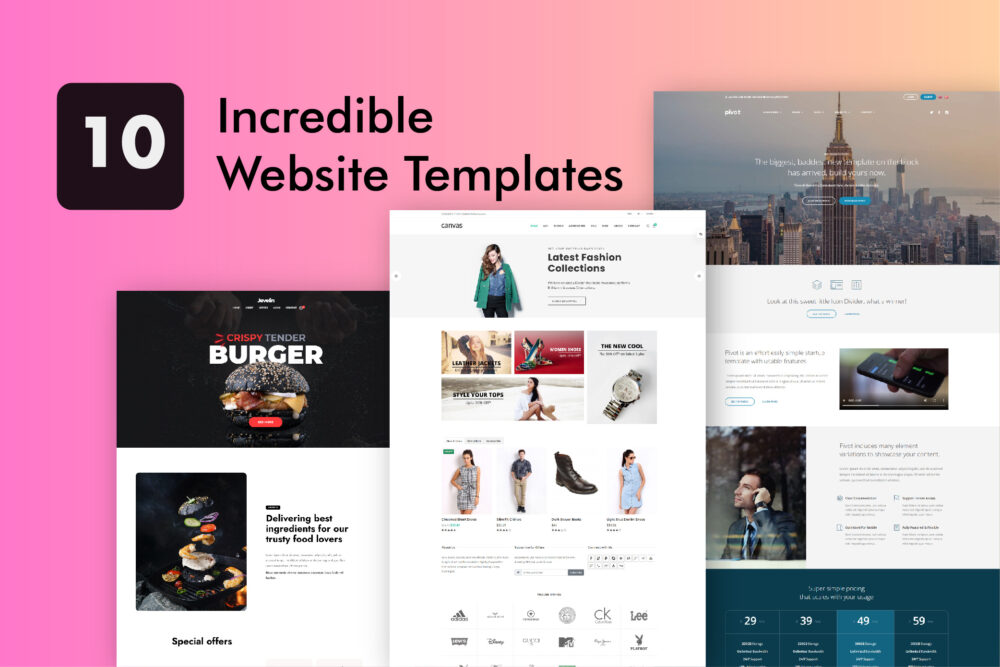 Modern Website Templates